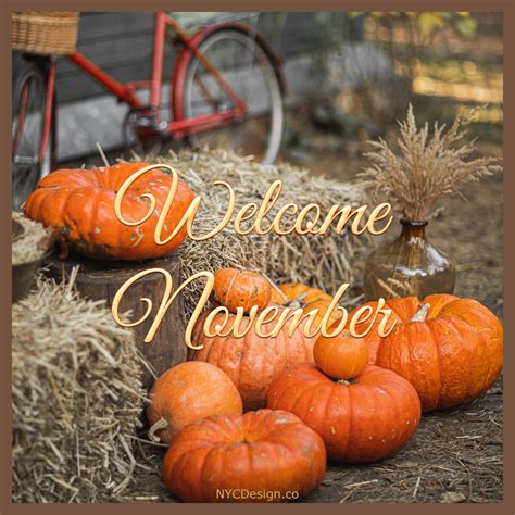 Welcome November Images for Instagram and Facebook – NYCDesign.co ...