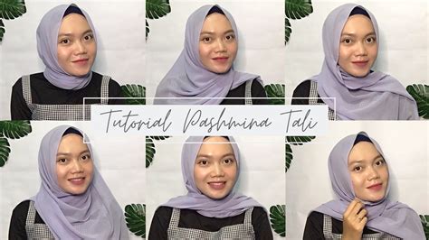 Pashmina Tali Ceruty Babydoll Tutorial Hijab Pashmina Tutorial