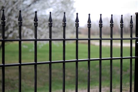 Deluxe Wrought Iron Fence Panels: Made With Solid Square - Etsy