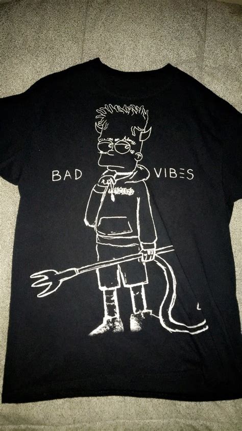 Revenge Revenge Bad Vibes Tee Bart Kill Xxxtentacion Grailed