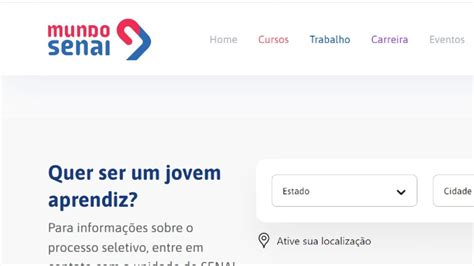 Jovem Aprendiz SENAI 2024 Inscrições Vagas Salários