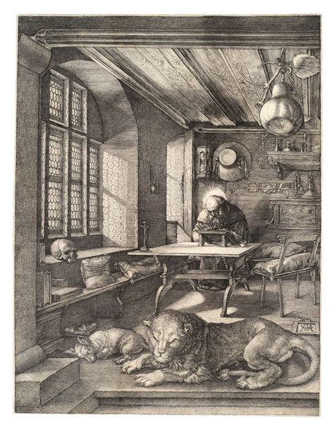 Albrecht DÜrer 1471 1528 Saint Jerome In His Study Christies