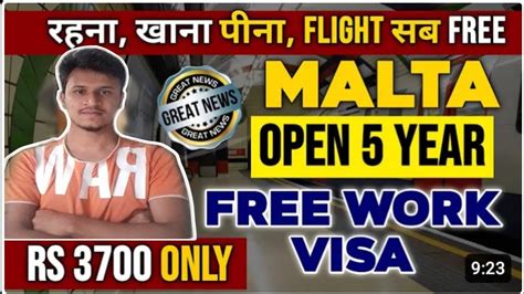 Malta Work Permit Malta Work Permit For Indian Malta Work Permit