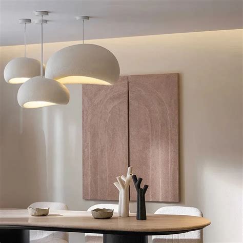 Nordic Wabi Sabi Lampada A Sospensione Moderna Lampadario A Soffitto A