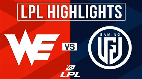 We Vs Lgd Highlights All Games Lpl 2024 Summer Team We Vs Lgd