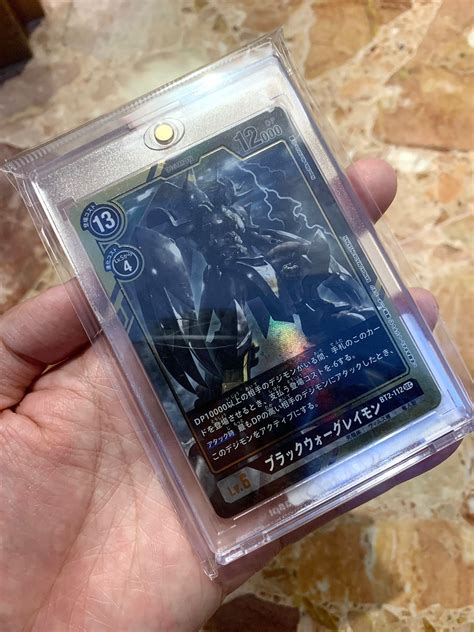 Digimon Black Wargreymon Tcg Bt Alt Art Sec Secret Japanese