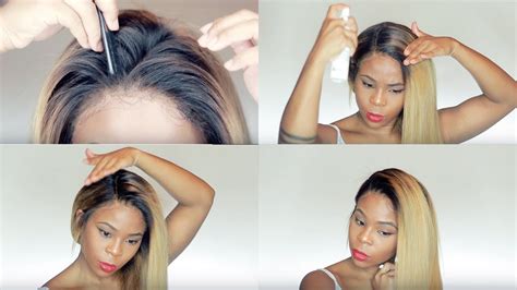 How To Keep Your Lace Frontal Wig In Place Youtube