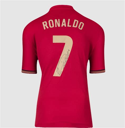 Maglia Cristiano Ronaldo Portogallo 2020 21 Autografata CharityStars