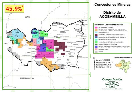 Acobambilla Titulares De Concesiones Noviembre Cooperacci N