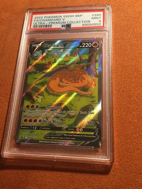 Charizard V VMAX Et VSTAR Ultra Premium Collection PSA 9 Kaufen