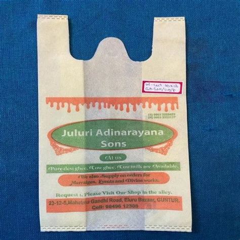 Printed W Cut Non Woven Bag For Shopping At Rs 5 Piece In Nalgonda