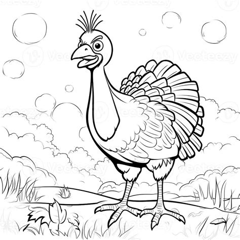 ThanksGiving Coloring Pages 26645164 Stock Photo at Vecteezy