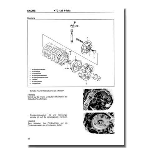 Schreiber Zweiradshop De Reparaturanleitung Sachs Racing Xtc 125 4 Takt