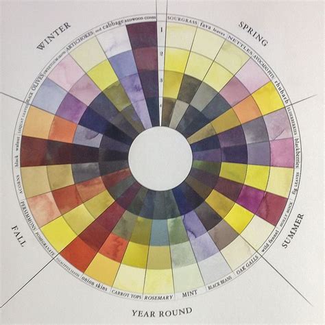 Seasonal Color Wheel Flickr Natural Dye Fabric Natural Dyes Natural