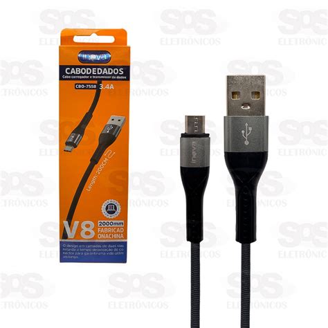 Cabo De Dados A Metros Micro Usb V Inova Cbo