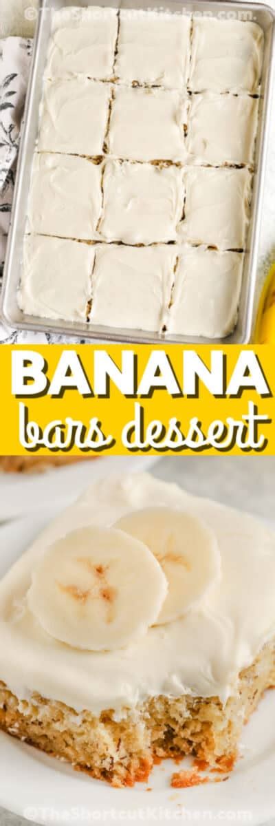 Banana Bars Easy 15 Minute Prep The Shortcut Kitchen