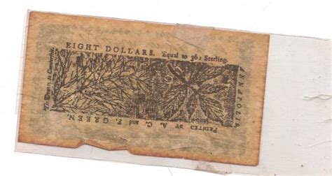 Eight Dollars Dated April 1774 | InstAppraisal