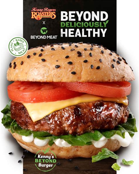 Kenny Rogers Launches Plant Based Burger Meals