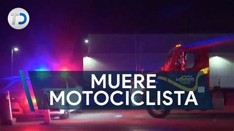 Muere Motociclista Tr Iler Le Cerr El Paso Youtube