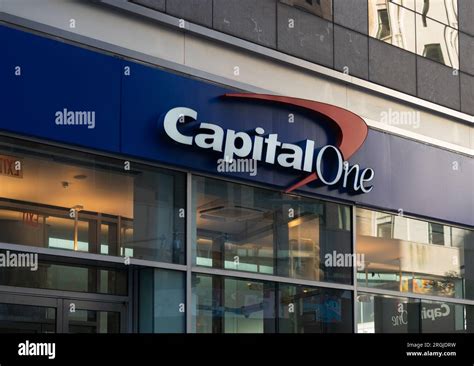 New York City Usa 09th Aug 2023 Capital One Bank In Midtown