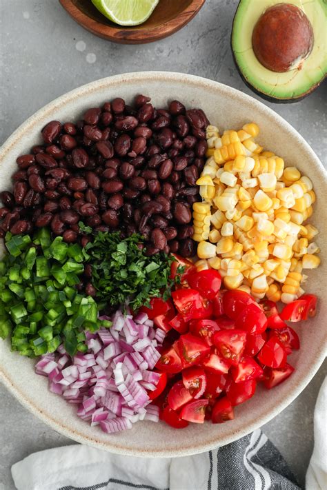 Black Bean Corn And Avocado Salsa Kalefornia Kravings