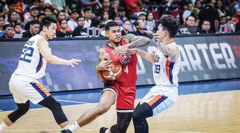 Ginebra Beats Meralco Ties Pba Demis At