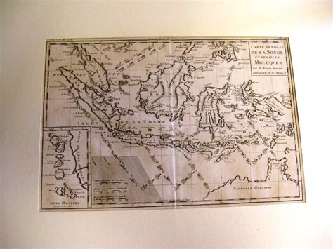 Carte Des Isles De La Sonde Et Des Isles Moluques By Bonne Rigobert