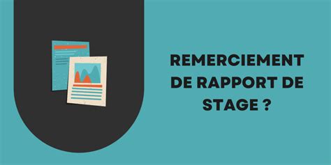 Ntroduire Imagen Formule Remerciement Rapport De Stage Fr