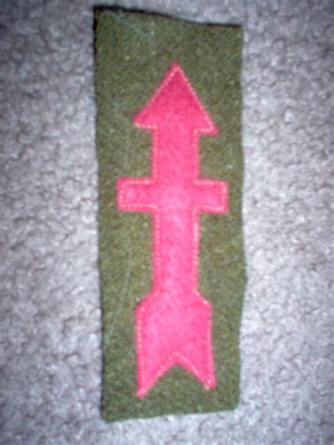 WWI US Army Patch 32nd Infantry Division Red Arrow Wisconsin Patch