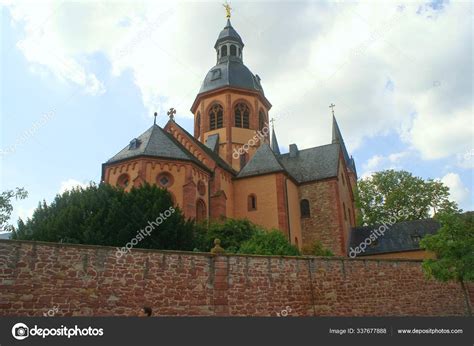 Basilika Des Benediktinerklosters Seligenstadt Main Hessen Stock Photo