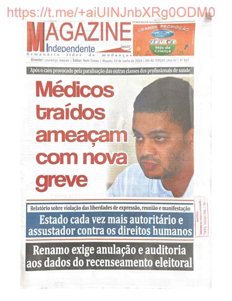 Mo Ambique Para Todos Seman Rio Magazine Independente