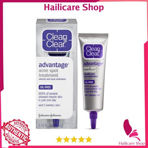 Gel Clean And Clear Advantage Advantage Acne Spot Treatment Shopee Việt Nam