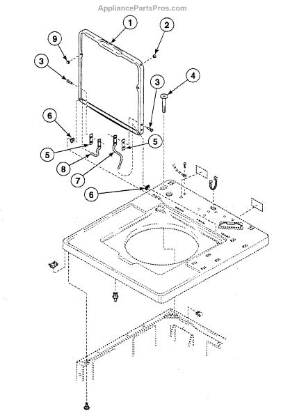 Parts For Speed Queen SWT120LA Lid Assy Parts AppliancePartsPros