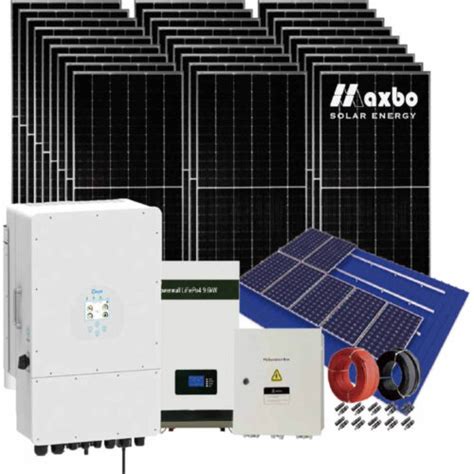 50kw Hybrid Solar System Maxbo Solar