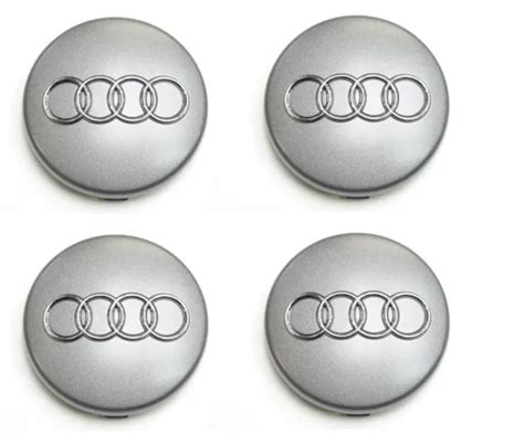 X Original Audi Enjoliveur Engeliveur Cache Pour Jante Gris M Tallis