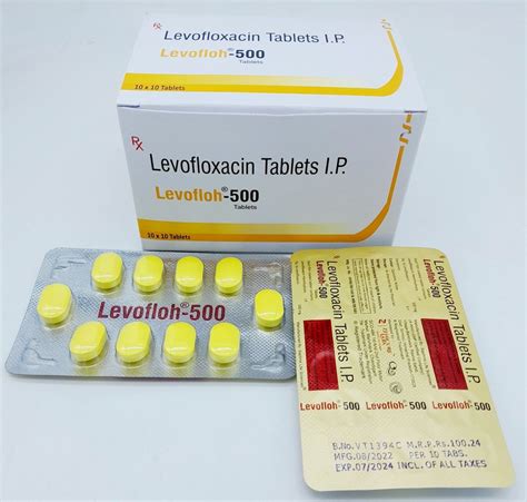 Levofloh 500 Levofloxacin Tablets Ip 500mg Packaging Size 10x10