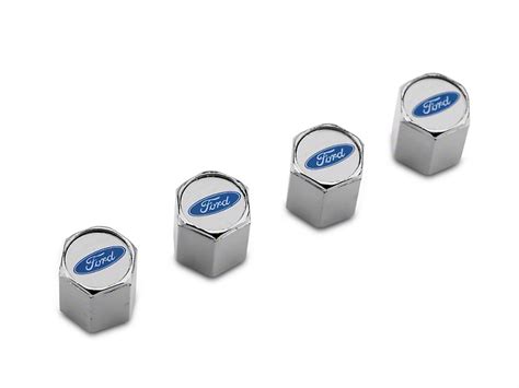 F 150 Ford Oval Logo Valve Stem Caps Set Of 4 Universal Fitment