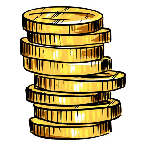 Gold Coins Stack Transparent Png And Svg Vector File