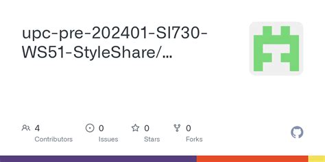 Github Upc Pre 202401 Si730 Ws51 Stylesharelandingpage