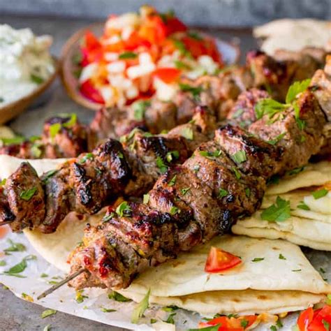 Greek Lamb Souvlaki Kebabs Nicky S Kitchen Sanctuary