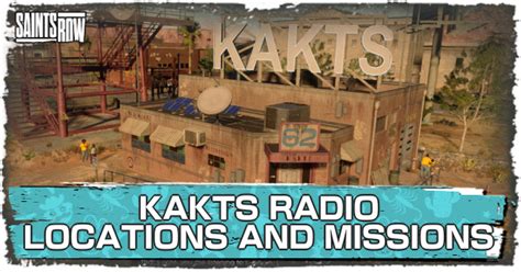 KAKTS Radio Criminal Venture Locations And Missions Guide Saints Row