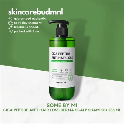 Some By Mi Cica Peptide Anti Hair Loss Derma Scalp Shampoo 285 Ml By Skincarebudmnl Shopee