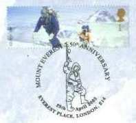 FLAGS and STAMPS: FLAGS ATOP MOUNT EVEREST