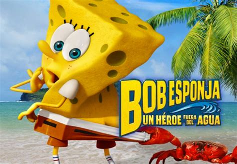 Teaser Póster De Bob Esponja Un Héroe Fuera Del Agua Cine Premiere