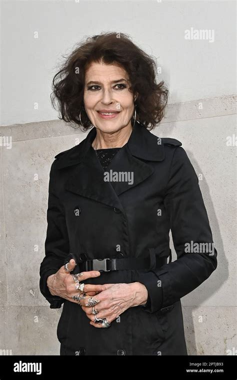 Rome Italie 27th Avril 2023 Fanny Ardant Fanny Ardant Assiste Au