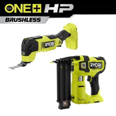 RYOBI ONE HP 18V 18GA Brushless Cordless Airstrike Brad Nailer With HP