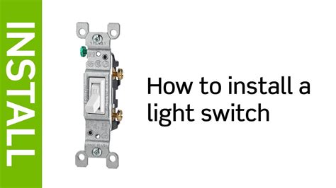 Single Pole Switch Wiring Instructions