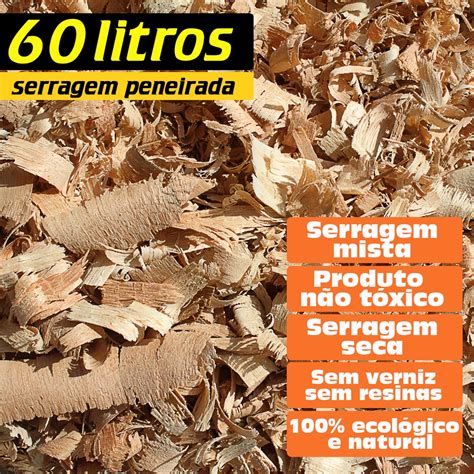 Serragem Maravalha De Madeira Para Compostagem E Minhocário Shopee Brasil