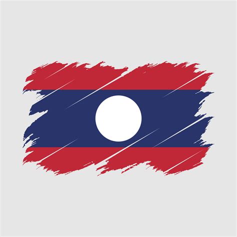 Laos Flag Brush 14912160 Vector Art at Vecteezy