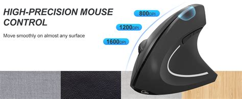 Vassink Ergonomic Mouse Rechargeable Wireless Mouse 24ghz